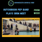 Hutchinson Pep Band Plays Swim Meet